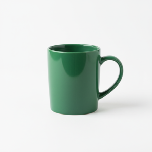 Artisan Green Ceramic Coffee Mug - overall-1