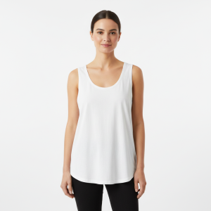 essential tank top white