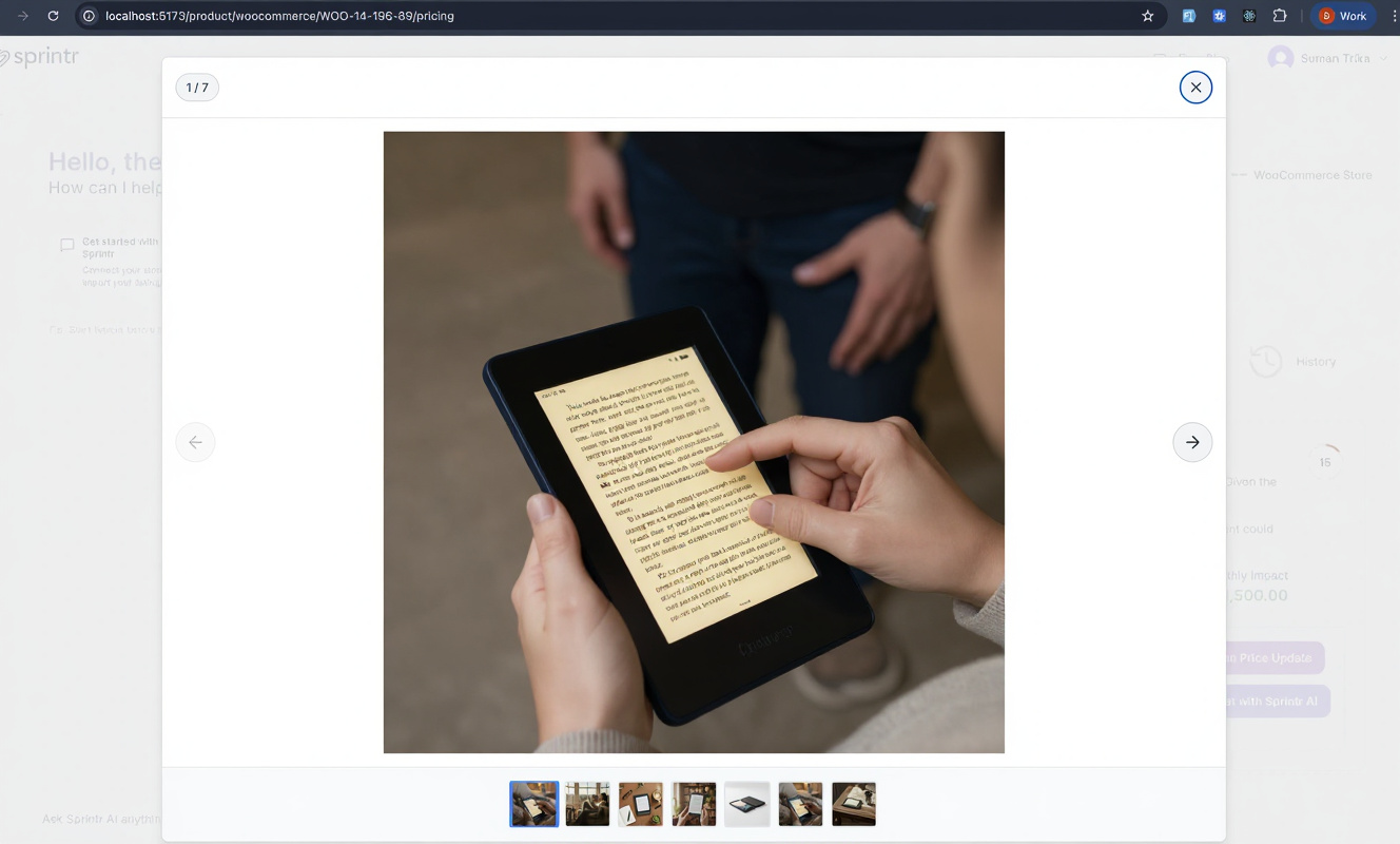 Generated product image