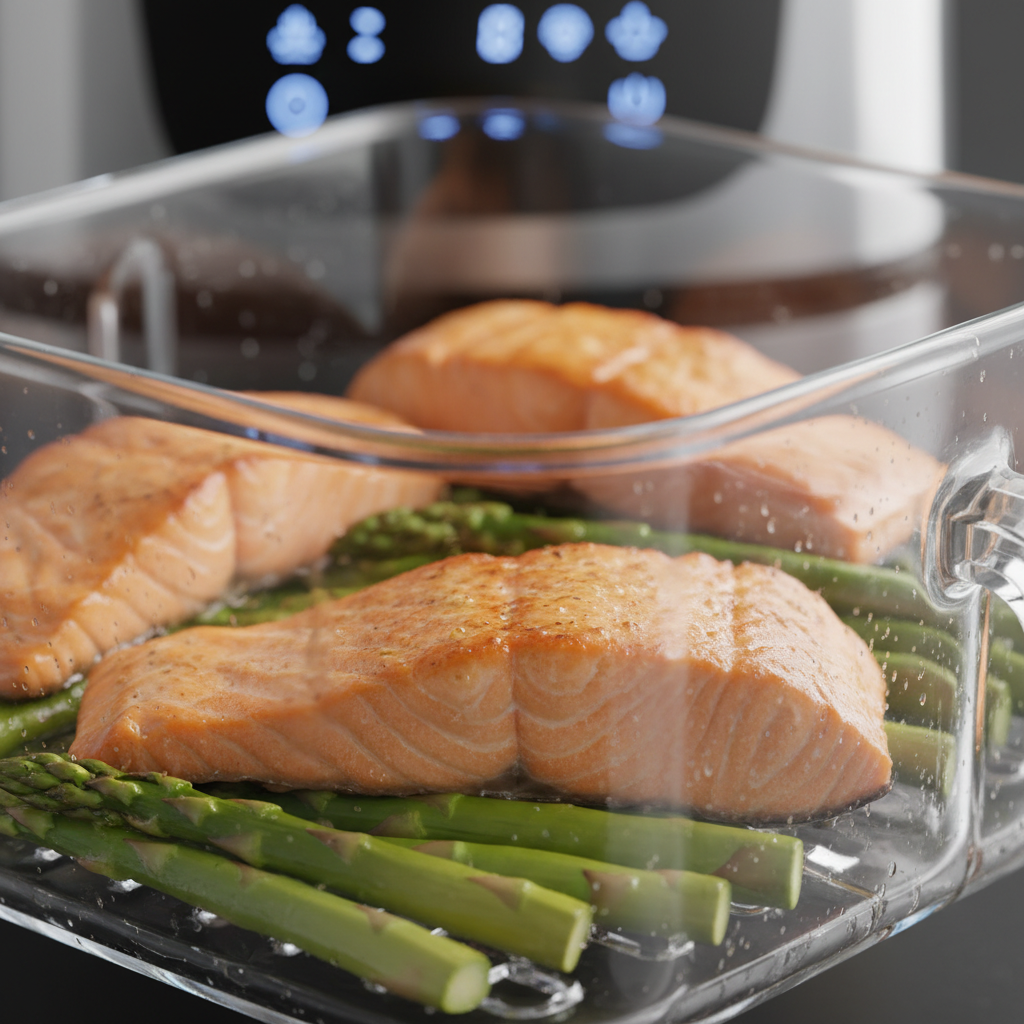 AuraView Transparent Digital Air Fryer - overall-2